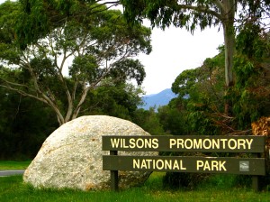 Wilsons Promontory National Park Sign